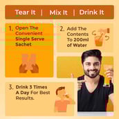 6 - GoFigure Pre Meal Supplement Powder Shot,  21 sachets/pack  Orange 