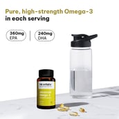 4 - HealthKart Advanced Omega-3 with 360mg EPA & 240mg DHA, 90 capsules