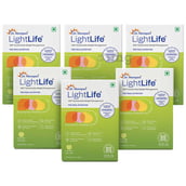 1 - Dr. Morepen LightLife Pre-Meal Nutrition,  10 sachets/pack  Green Apple (Pack of 6) 