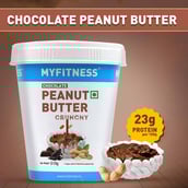 1 - Myfitness Chocolate Peanut Butter,  510 g  Crunchy 