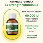 4 - Vlado's Himalayan Organics Vitamin D3 60000 IU Shots, 5 ml Orange (Pack of 8)