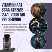 3 - Vitaminhaat BCAA Xtreme Formula,  120 capsules  30 Servings  Unflavoured 