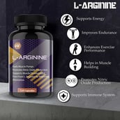 3 - Vitaminhaat L Arginine, 120 capsules