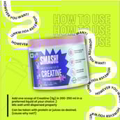 40 - Smash Micronised Creatine Monohydrate,  Citrus Surge  0.265 lb