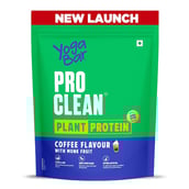 1 - Yogabar Pro Clean Plant Protein,  1.1 lb  Coffee with Monk Fruit 