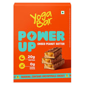 1 - Yogabar Power Up 20g Protein Bar,  10 bar(s)  Choco Peanut Butter 
