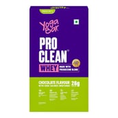 6 - Yogabar Pro Clean Whey,  3 sachets/pack  Chocolate with Zero Calorie Sweetener 