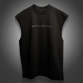 3 - MuscleBlaze B.D.S.M Oversized Tank,  Large  Black