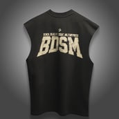 1 - MuscleBlaze B.D.S.M Oversized Tank,  Medium  Charcoal