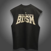 1 - MuscleBlaze B.D.S.M Oversized Tank,  Small  Charcoal