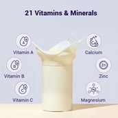 6 - Gritzo Supermilk Personalized Protein and Nutrition Drink Mix for 2-6 y Girl Overall Growth,  300 g  Creamy Vanilla