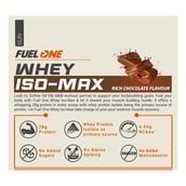 6 - Fuel One Whey Iso-Max,  2.2 lb  Rich Chocolate