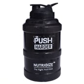 1 - GHC Nutrigize Leakproof Gallon Water Bottle,  Black  2.5 L 