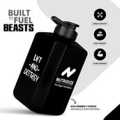 3 - GHC Nutrigize Leakproof Gallon Water Bottle with Handle,  Black  2 L 