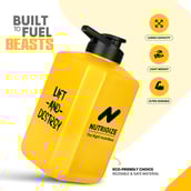 2 - GHC Nutrigize Leakproof Gallon Water Bottle with Handle,  Yellow  2 L 