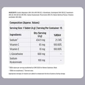2 - HealthKart HK Vitals Glutathione Effervescent OP,  Lemon  15 tablet(s) 