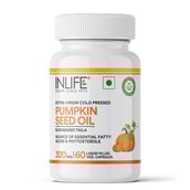 2 - INLIFE Pumpkin Seed Oil 320mg,  60 veggie capsule(s) 