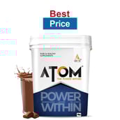 AS-IT-IS Nutrition ATOM Weight Gainer, 8.8 lb Double Rich Chocolate