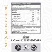 6 - AS-IT-IS Nutrition ATOM NAC (N-Acetylcysteine) 500mg,  60 veggie capsule(s) 