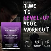 5 - Nakpro Pre-Workout, 0.55 lb Blueberry