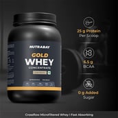 3 - Nutrabay Gold Concentrate Whey Protein,  2.2 lb  Cafe Mocha 