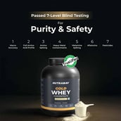 4 - Nutrabay Gold Concentrate Whey Protein, 4.4 lb Vanilla Ice Cream