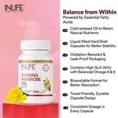 4 - INLIFE Evening Primrose Oil,  60 capsules 