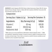 10 - HealthKart HK Vitals Hyaluronic Acid Effervescent,  15 tablet(s)  Orange