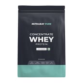 10 - Nutrabay Pure Concentrate Whey Protein,  2.2 lb  Unflavoured 