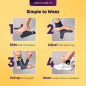 4 - betterhood Ankle Support Brace with ZeroBulk Max Stability Design,  Black & Grey  Large 