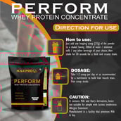 3 - Nakpro Perform Whey Protein Concentrate,  2.2 lb  Double Rich Chocolate 