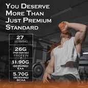 7 - Nakpro Perform Whey Protein Concentrate,  2.2 lb  Chocolate Cream 