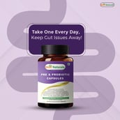 4 - Best Naturals Pre & Probiotic,  60 capsules  Unflavoured 