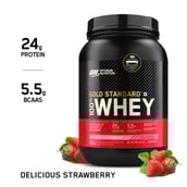 7 - ON (Optimum Nutrition) Gold Standard 100% Whey Protein, 2 lb Delicious Strawberry