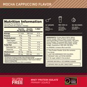 8 - ON (Optimum Nutrition) Gold Standard 100% Whey Protein,  2 lb  Mocha Cappuccino 