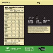 6 - ON (Optimum Nutrition) Serious Mass,  2.2 lb  Vanilla 