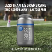 6 - Isopure 100% Whey Protein Isolate with Less Than 1.5 Grams Carbs,  2.2 lb  Creamy Vanilla 