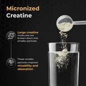 6 - Nutrabay Gold Micronised Creatine Monohydrate, Lemon 0.26 lb