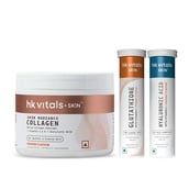 100g Collagen and Glutathione and Hyaluronic Acid Effervescent 15 tabs combo