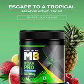 1 - MuscleBlaze BCAA Pro, 0.53 lb 30 Servings Tropical Fest