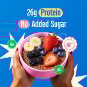 2 - Yogabar 26g High Protein Oats,  1 kg  Dark Chocolate 