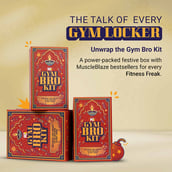 4 - MuscleBlaze Diwali Gift Hamper, Gym Bro Kit (Pack of 5)