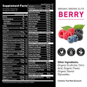 3 - Kaged Muscle Elite Series Organic Greens with Apple Cider Vinegar flavour Berry, 513 g