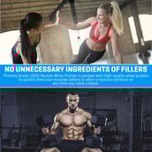 7 - Muscle Trail 100% Muscle Whey Protein,  4.4 lb  Cookies & Cream 