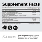 3 - Kaged Muscle Test,  60 veggie capsule(s)  Unflavoured 