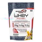 1 - Muscle Garage Whey Protein, 2 lb Banana Caramel