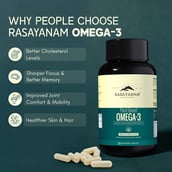 6 - Rasayanam Plant Based Omega 3,  60 capsules 