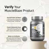 10 - MuscleBlaze Biozyme Performance Whey,  2.2 lb  Rocky Road Fudge