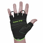 1 - Tynor Tynogrip Women's Gym Gloves,  Black with Green  Medium 