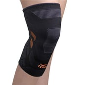 1 - Tynor Knee Cap Air Pro,  Black/Orange  Large 